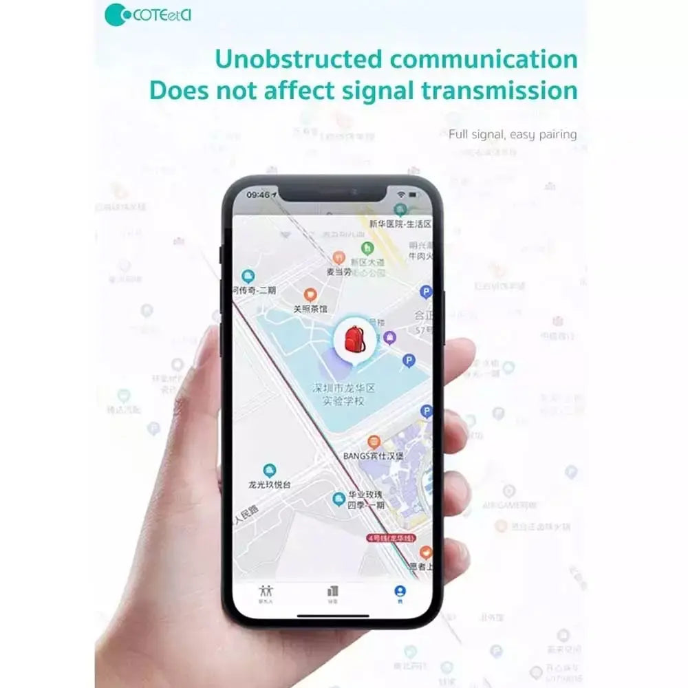 Coteetci Key Ring for Apple AirTag Locator Holster
