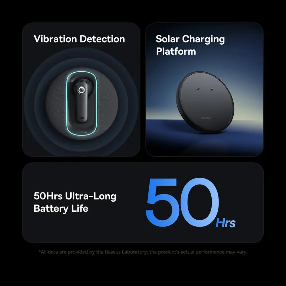 Baseus CM10 Dual-Mic Noise Cancelling Wireless Headphone 50H Ultra-Long Battery Life Type-C Rechargeable