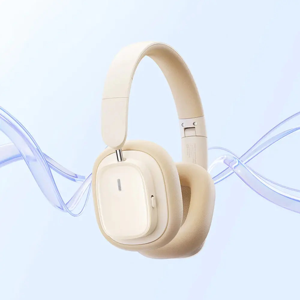 Baseus Bowie H1i Wireless Bluetooth Headphones-White