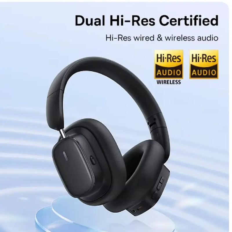 Baseus Bowie H1i Wireless Bluetooth Headphones-White