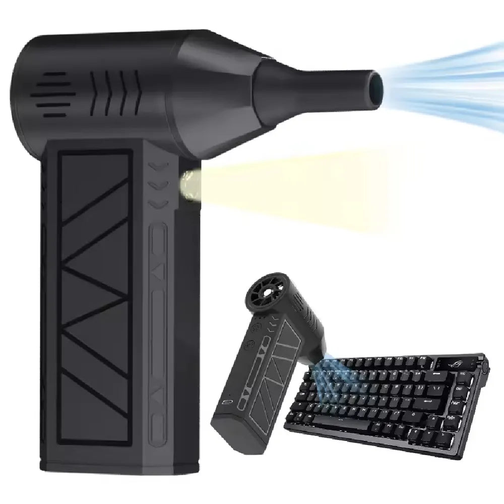 Upgraded Mini Jet Turbo Fan with 5000mAh Battery and High-Speed Brushless Motor