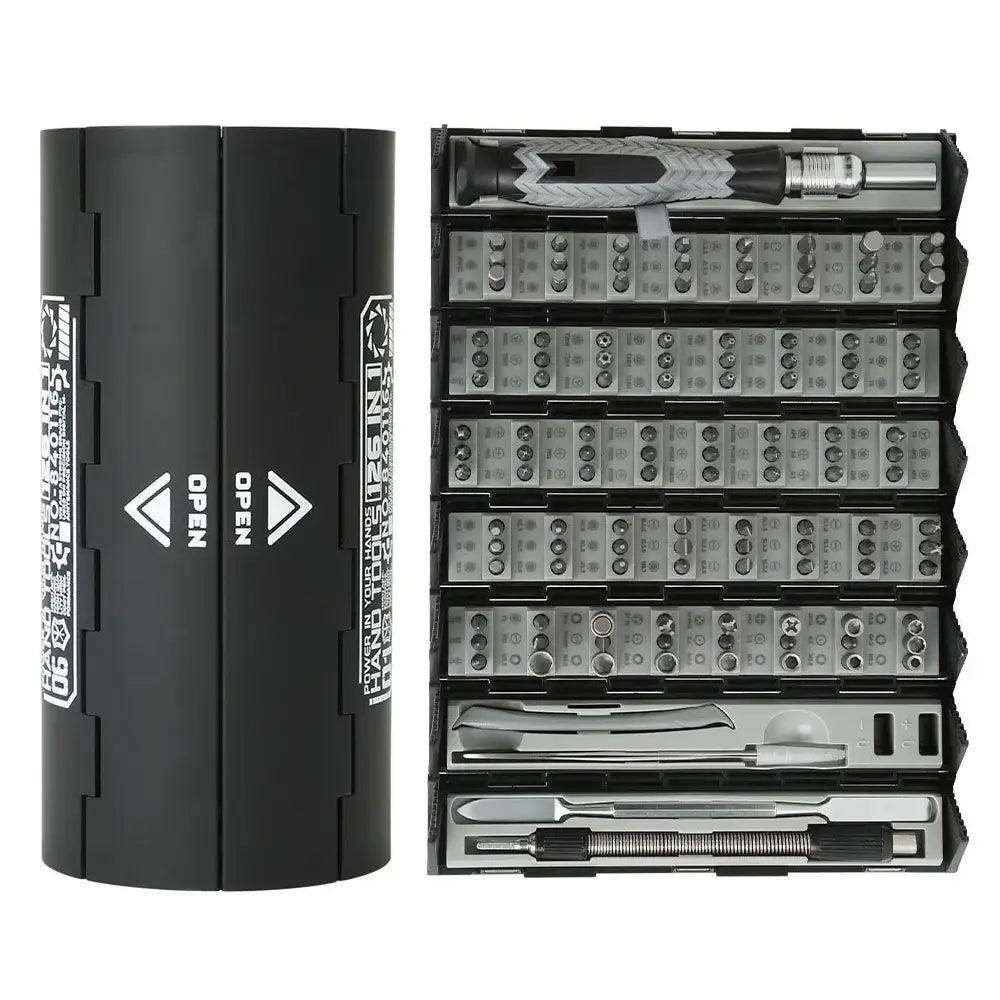 Portable Cylinder Screwdriver Set 126 in 1
