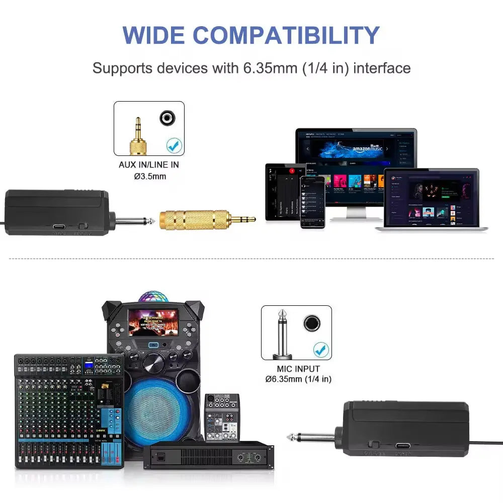 Profesional Universal Wireless Microphone pair