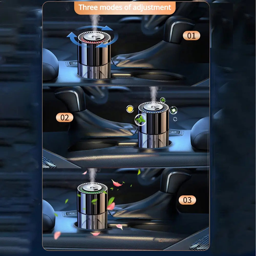 QC002 Luanxuan Car Fragrance With Multiple Modes & 360° Purification