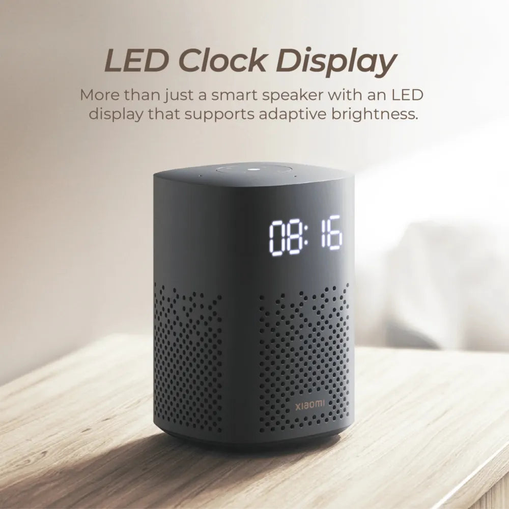 Xiaomi Smart Speaker IR Control With LED Clock Display – Black