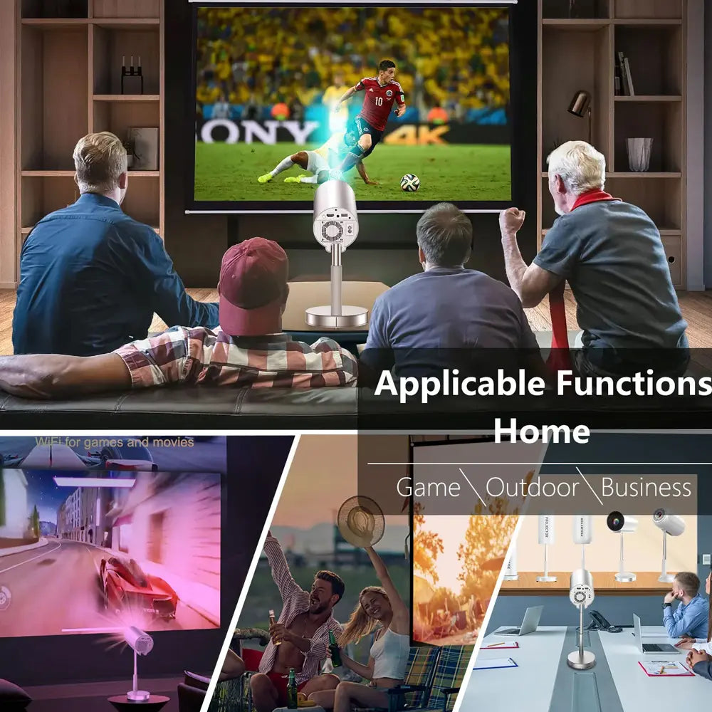 Portable Android 4K Projector