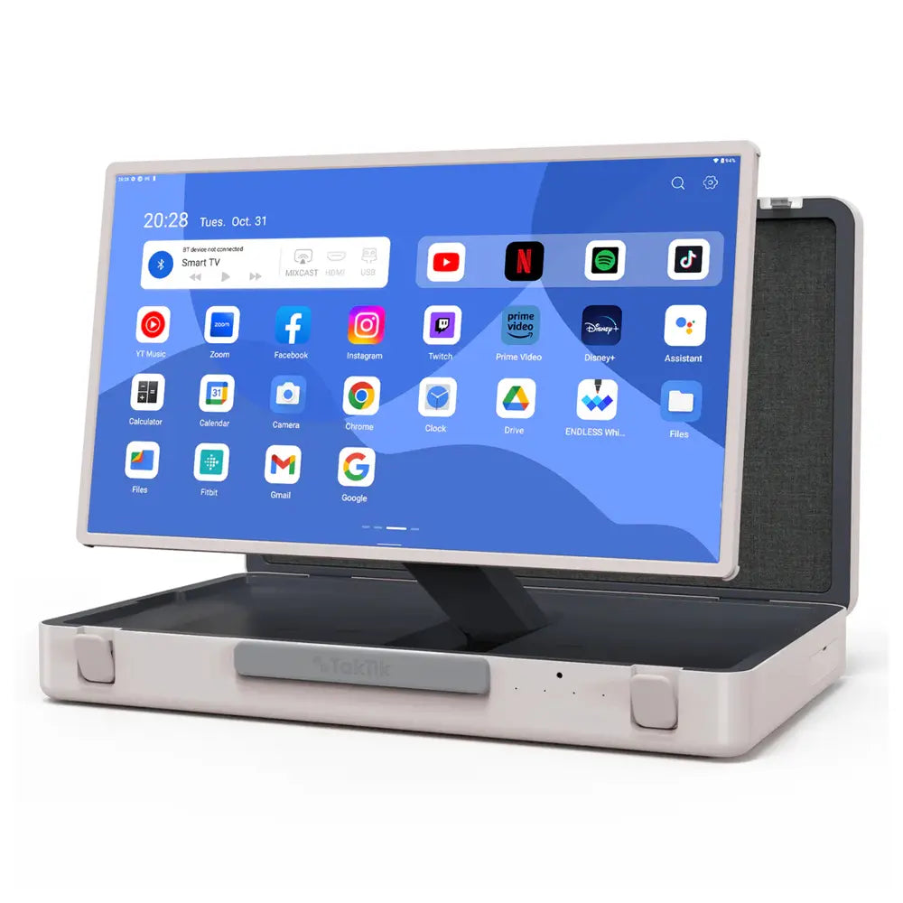 Taktik Briefcase Smart Screen 27" with 6800mAh Battery