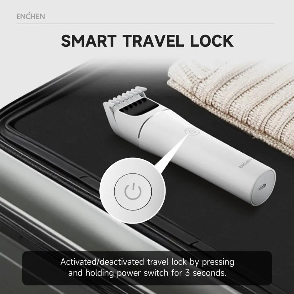 Enchen Boost 2 Rechargeable Hair Clipper With 7 Length Comb Settings USB Rechargeable