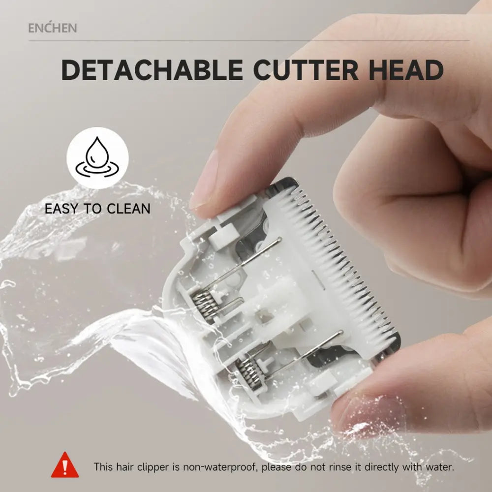 Enchen Boost 2 Rechargeable Hair Clipper With 7 Length Comb Settings USB Rechargeable