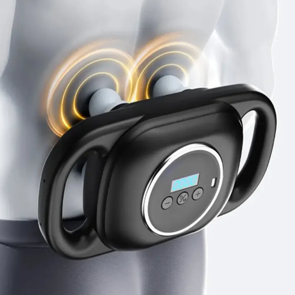 Portable Fascia Gun six-Head Electric Massager 1200mAh Rechargeable Battery