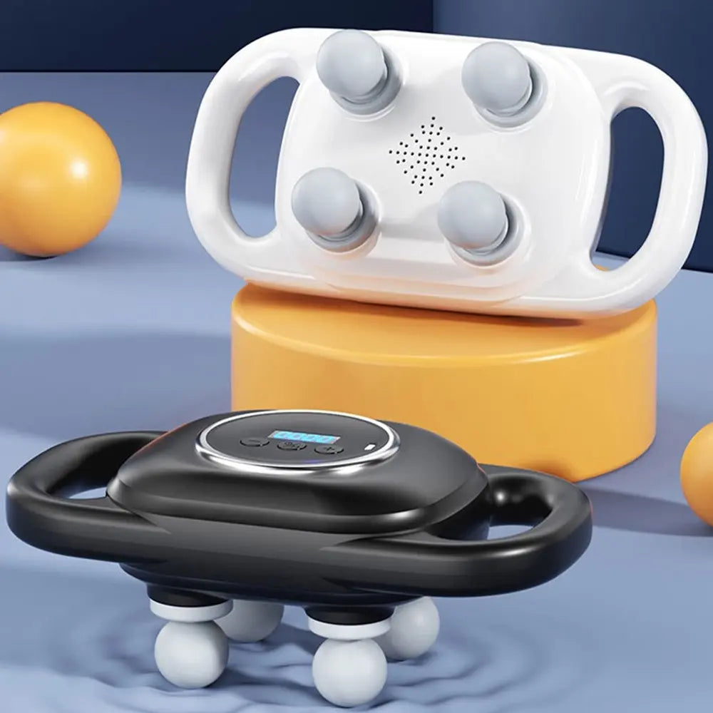 Portable Fascia Gun six-Head Electric Massager 1200mAh Rechargeable Battery