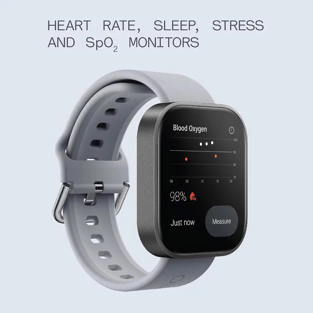 CMF by Nothing Watch Pro Smartwatch With AMOLED Display - Metallic Grey/Ash Grey