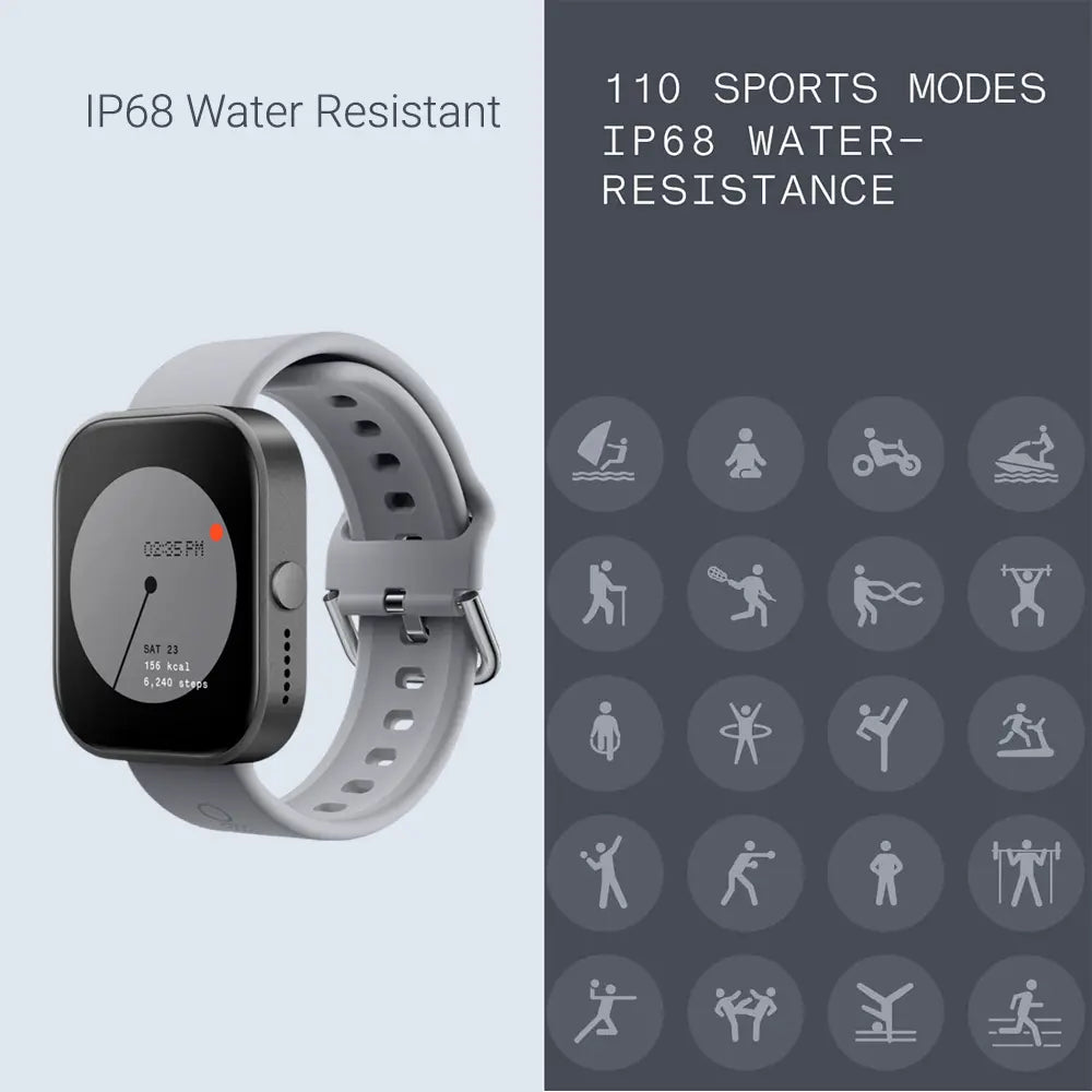 CMF by Nothing Watch Pro Smartwatch With AMOLED Display - Metallic Grey/Ash Grey