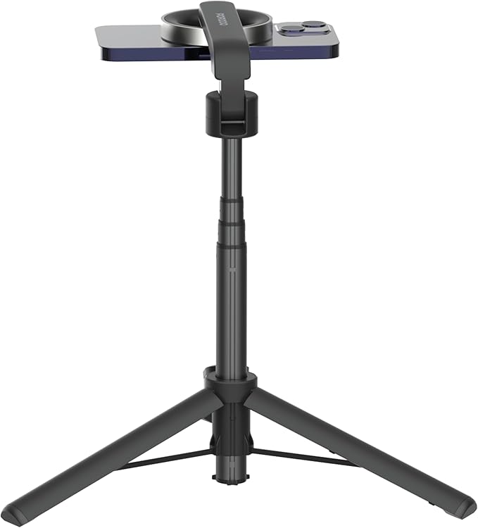 Porodo Magnetic Magsafe Selfie Stick 64.5cm Adjustable Tripod 125mAh Battery