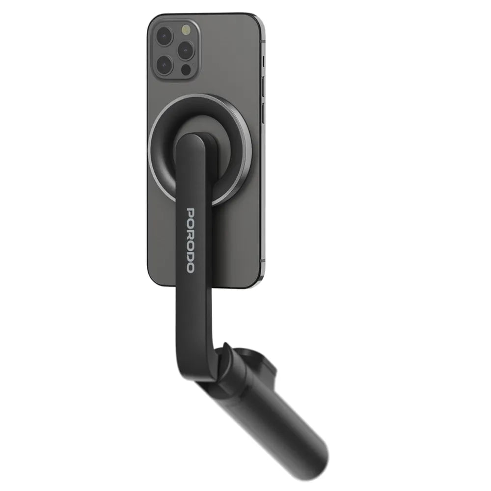 Porodo Magnetic Magsafe Selfie Stick 64.5cm Adjustable Tripod 125mAh Battery