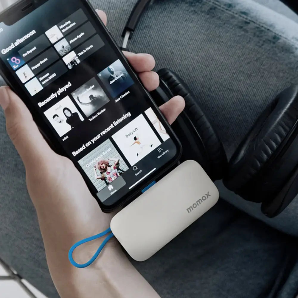 Momax 1-Power Mini 3-in-1 Power Bank 5000mAh USB-C 20W