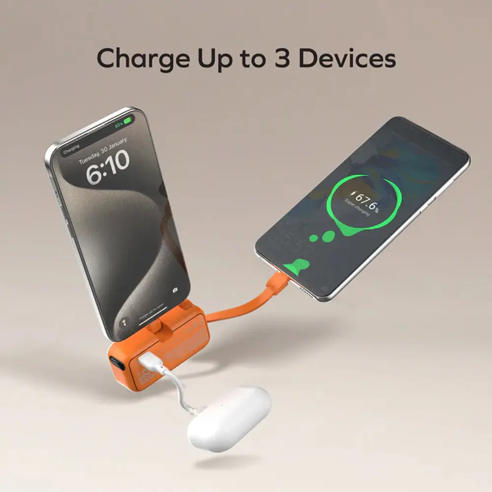 Momax 1-Power Mini 3-in-1 Power Bank 5000mAh USB-C 20W