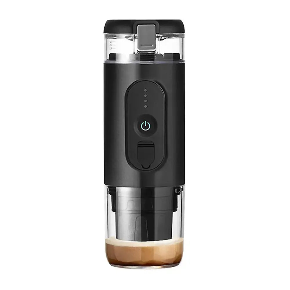 Espresso Coffee Maker 60ml Brewing Capacity Stainless Steel Wireless Heating 18Bar USB Type-C Rechargeable