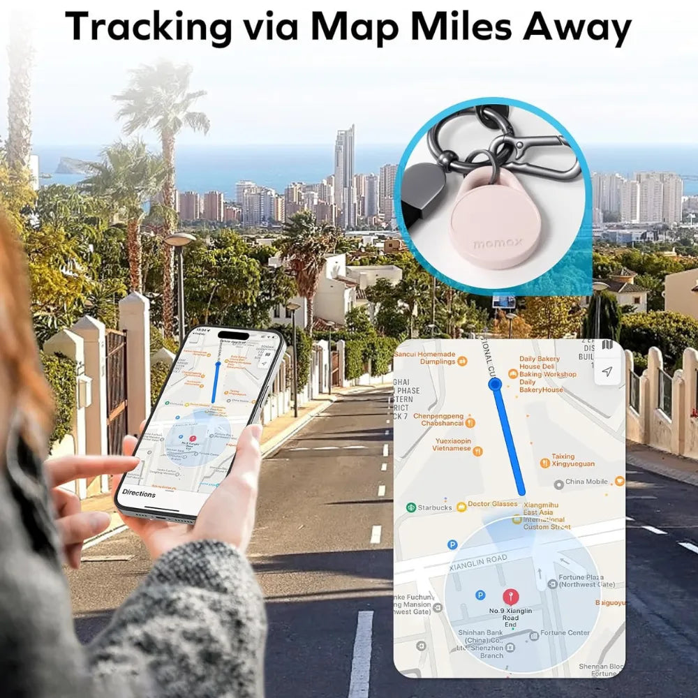 Momax BR10 PinPop Lite Find My Tracker - Pink