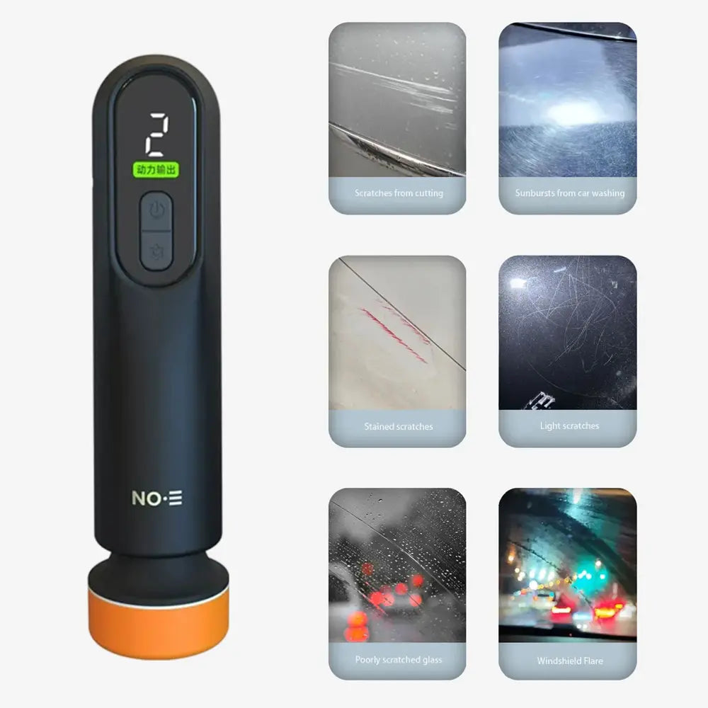 Car Paint Scratch Repairing Machine 12000 RPM 2000mAh Type-C Rechargeable