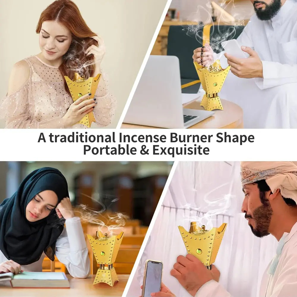 Oud Bukhoor BK-32 Incense Burner 2000mAh Battery Type-C Rechargeable