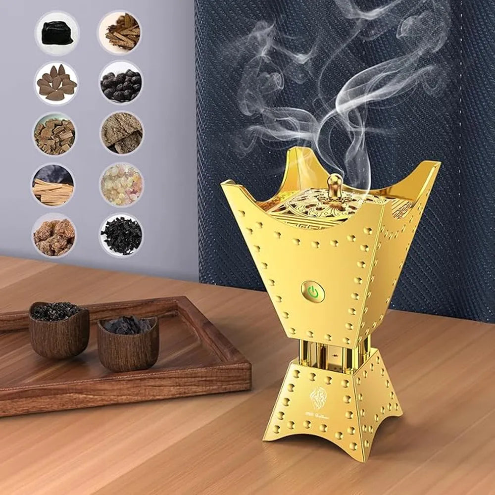 Oud Bukhoor BK-32 Incense Burner 2000mAh Battery Type-C Rechargeable