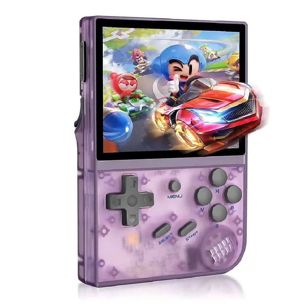 RG35XX 64GB 3.5 Screen Portable Consoles - Transparent Purple