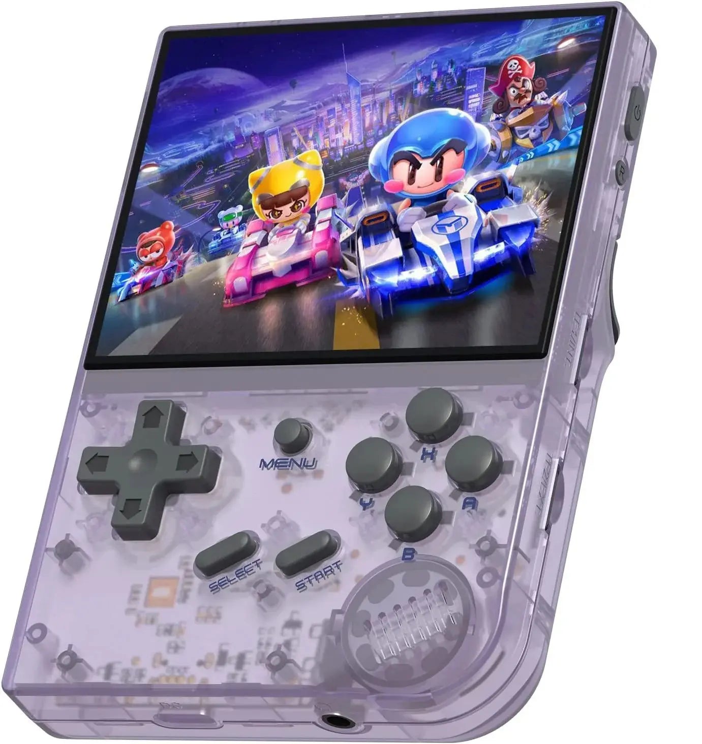 RG35XX 64GB 3.5 Screen Portable Consoles - Transparent Purple