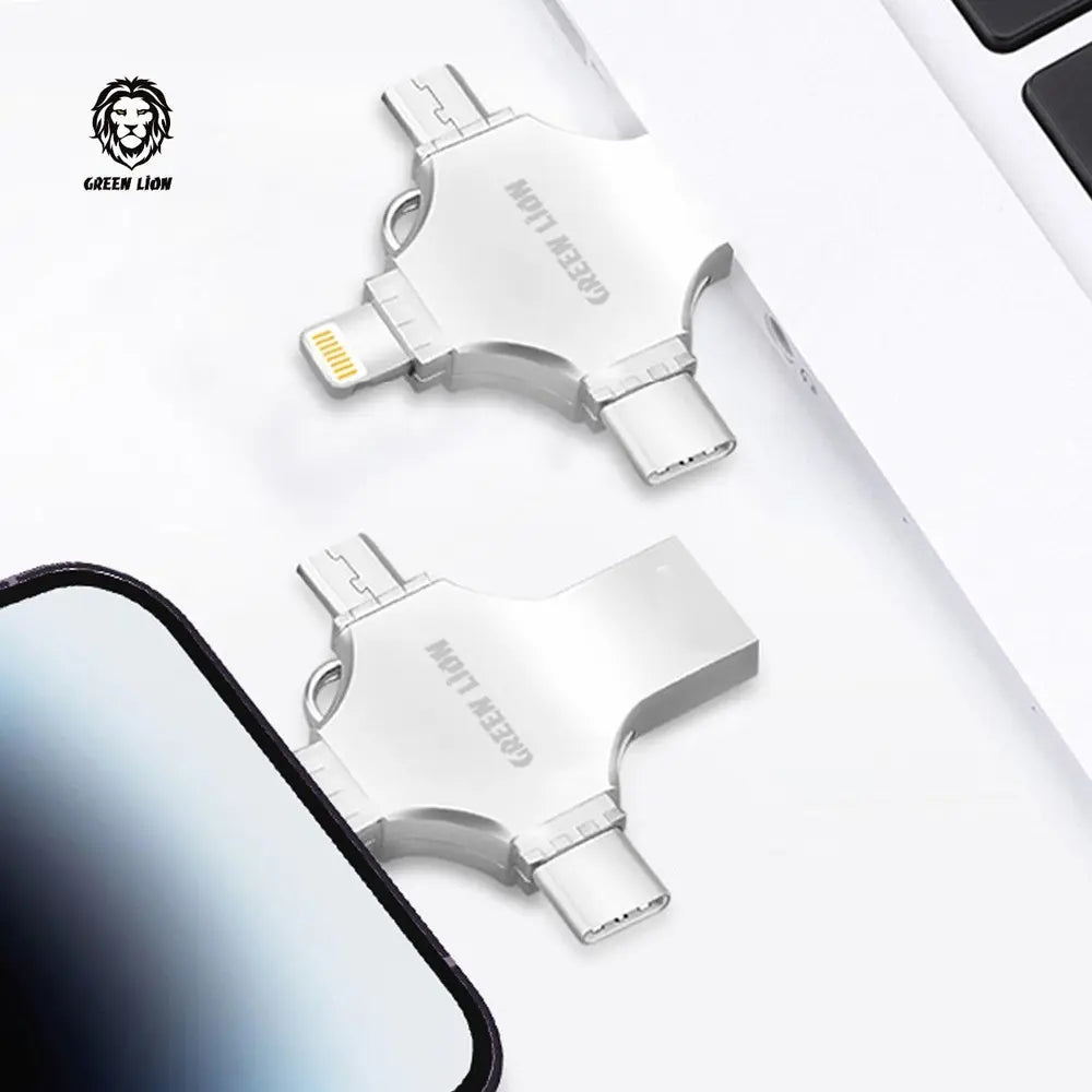 Green Lion 4 in 1 USB Flash Drive 512GB