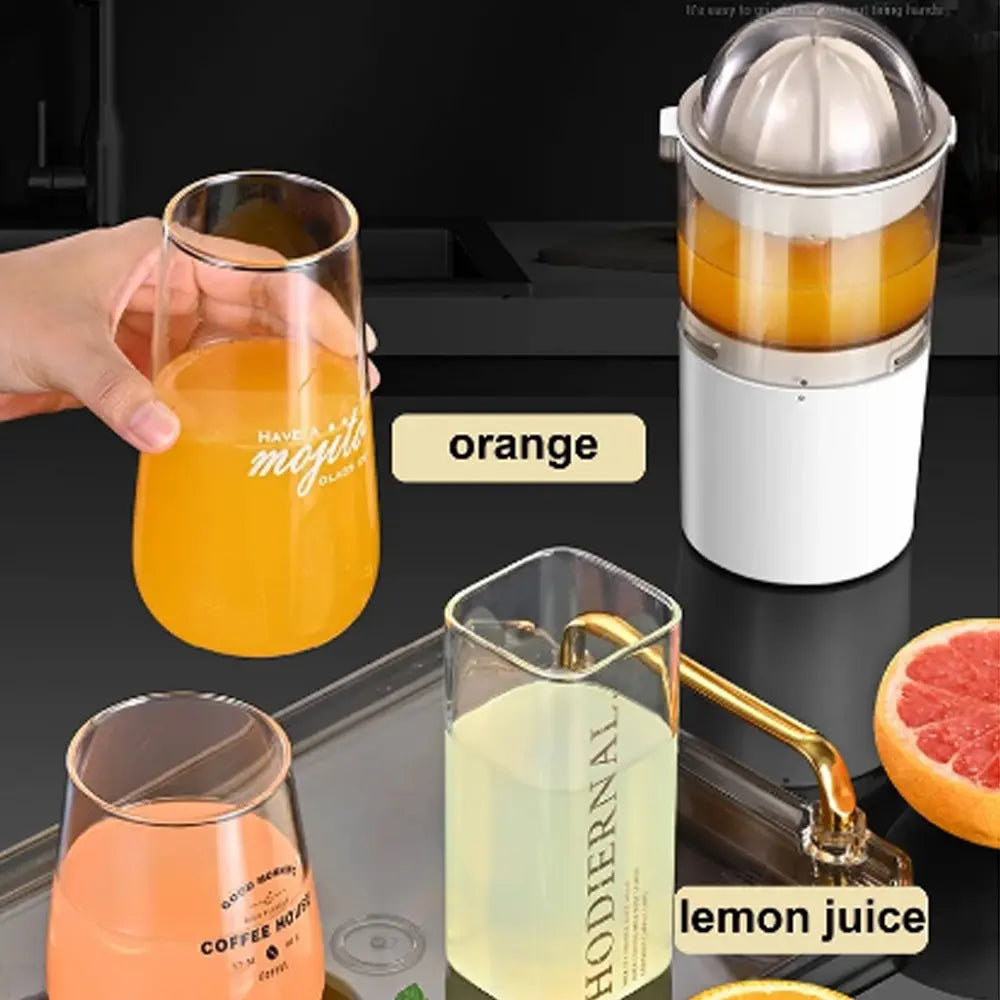 Portable CJ508 Citrus Juicer 250ml 20W USB Rechargeable – White