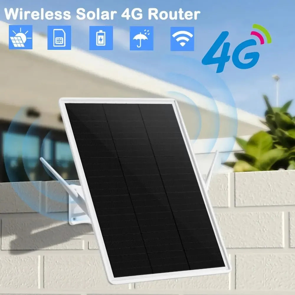 Outdoor IP67 Waterproof Solar Wifi Router 4G LTE WLAN 2.4 GHz Up To 150 Mbps