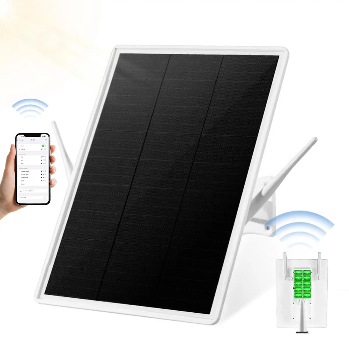 Outdoor IP67 Waterproof Solar Wifi Router 4G LTE WLAN 2.4 GHz Up To 150 Mbps