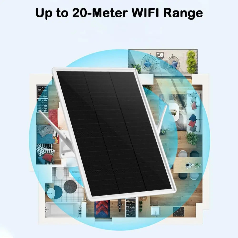 Outdoor IP67 Waterproof Solar Wifi Router 4G LTE WLAN 2.4 GHz Up To 150 Mbps
