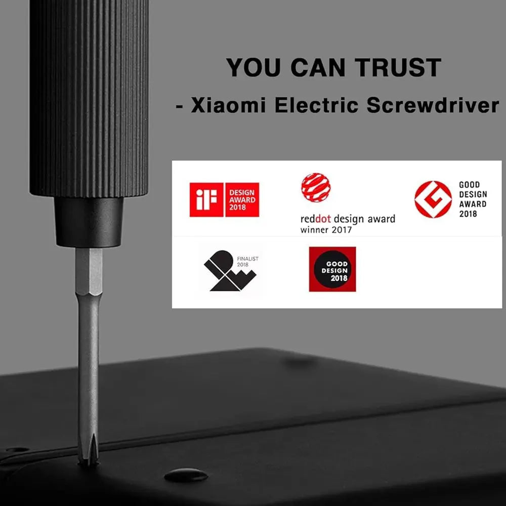 Xiaomi Electric Screwdriver 2-Speed Torque Settings 24 Precision Bits Type-C Rechargeable