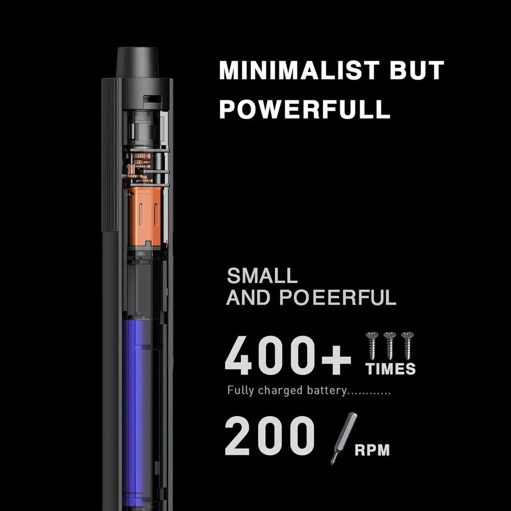 Xiaomi Electric Screwdriver 2-Speed Torque Settings 24 Precision Bits Type-C Rechargeable