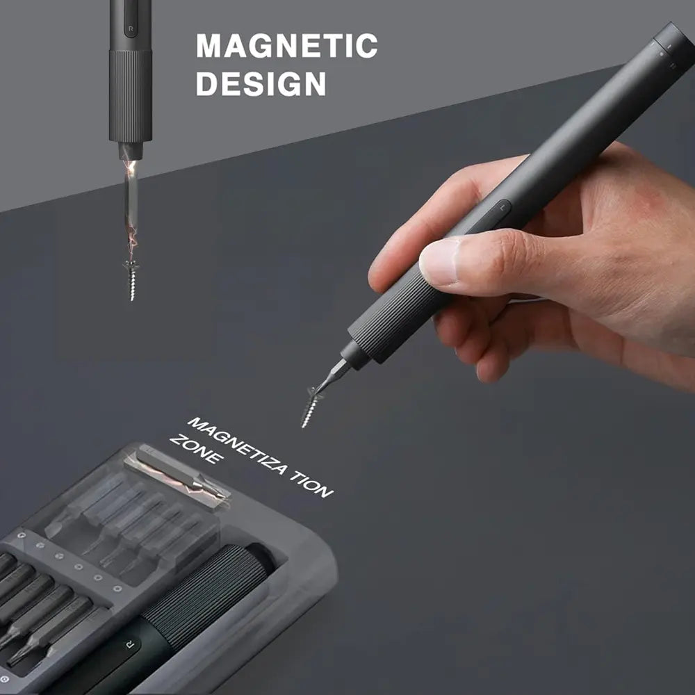 Xiaomi Electric Screwdriver 2-Speed Torque Settings 24 Precision Bits Type-C Rechargeable