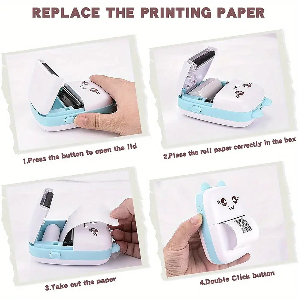 Mini Pocket Wireless Thermal Printer