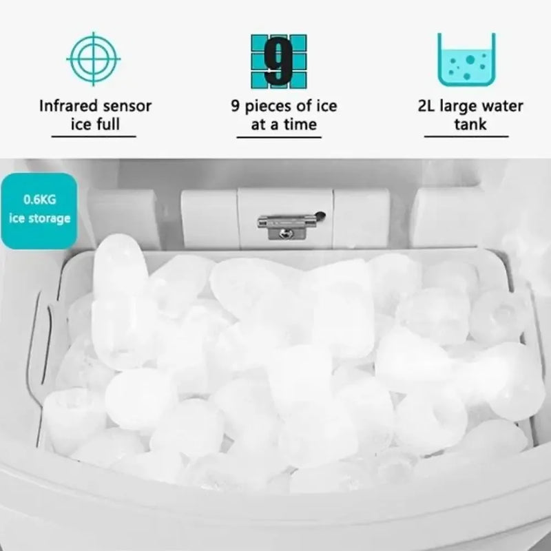Hicon Portable Ice Maker- HZB-16AL-3