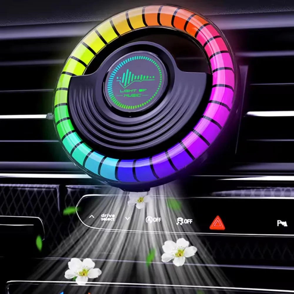 Vehicle Rhythm Fragrance RGB Lamp With Mobile App Control