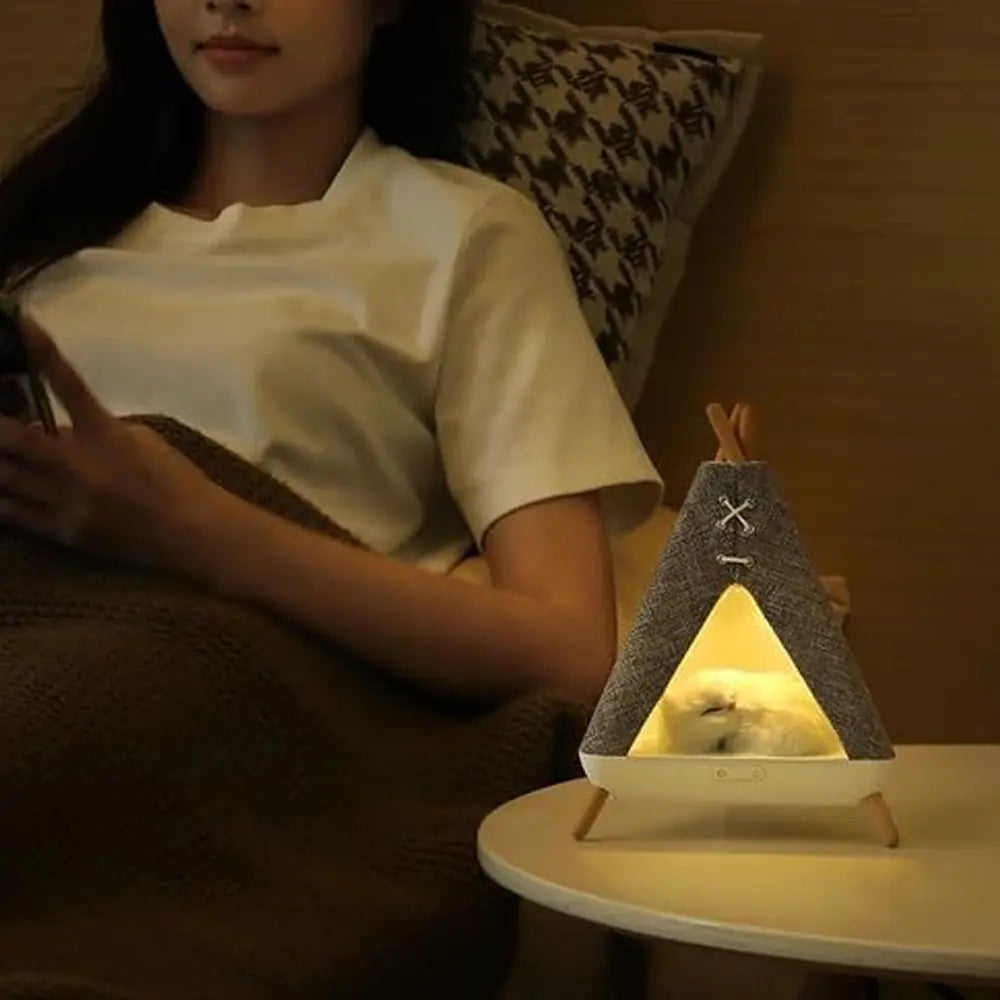 Tent Shape Creative Bluetooth Speaker Night Light