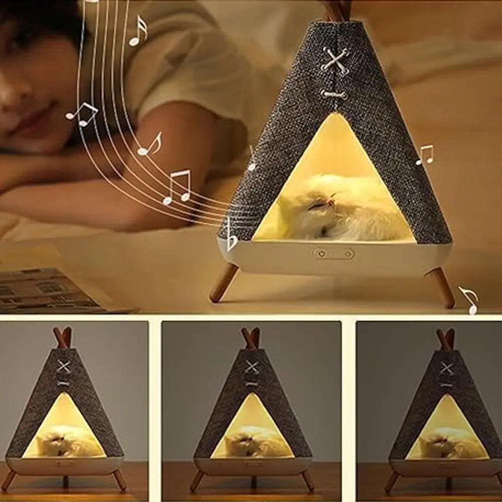 Tent Shape Creative Bluetooth Speaker Night Light