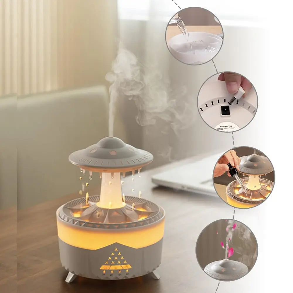 Ufo Raindrop Aroma Diffuser