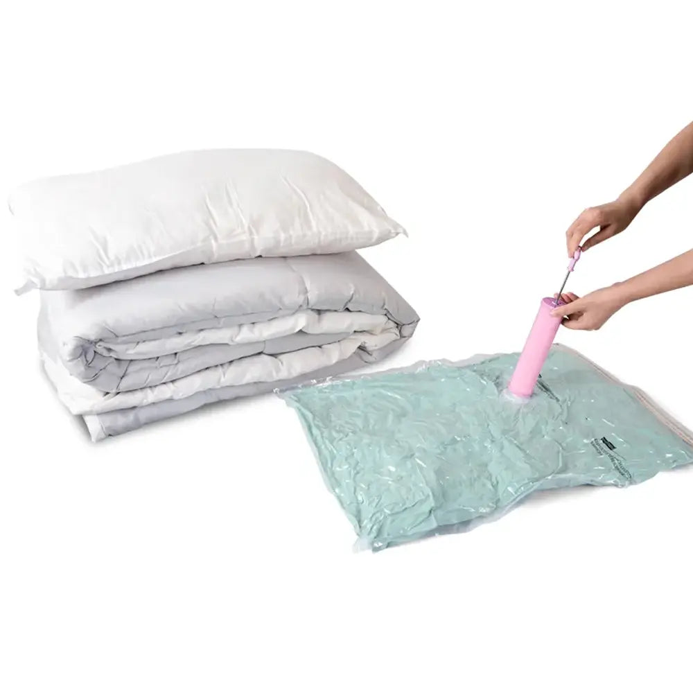 SpaceSaver Vacuum Storage Bags 5-Layer Compression 80% Space Saving SGS Certified
