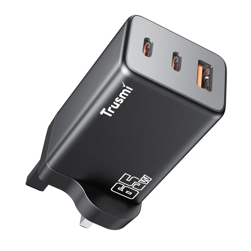 Trusmi GaN PD65W Charger 60W Cable UK Plug