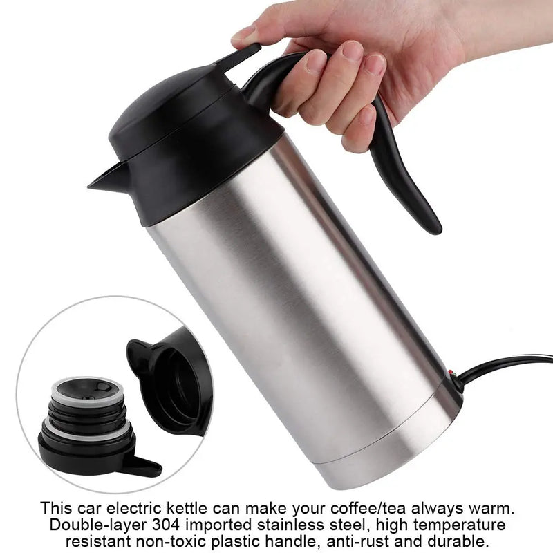 Portable Car Travel Electric Kettle 750ml 12V
