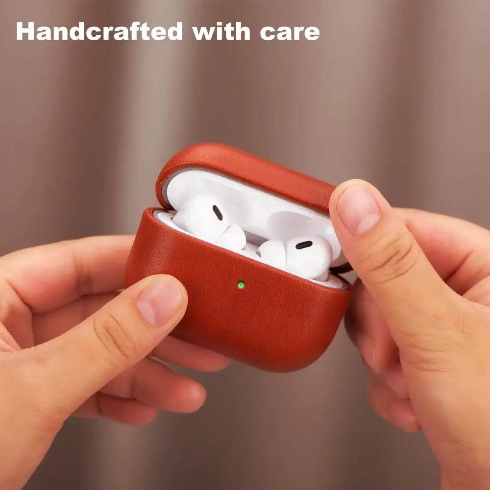 Piblue Leather Case for AirPods Pro 2nd Generation 2022