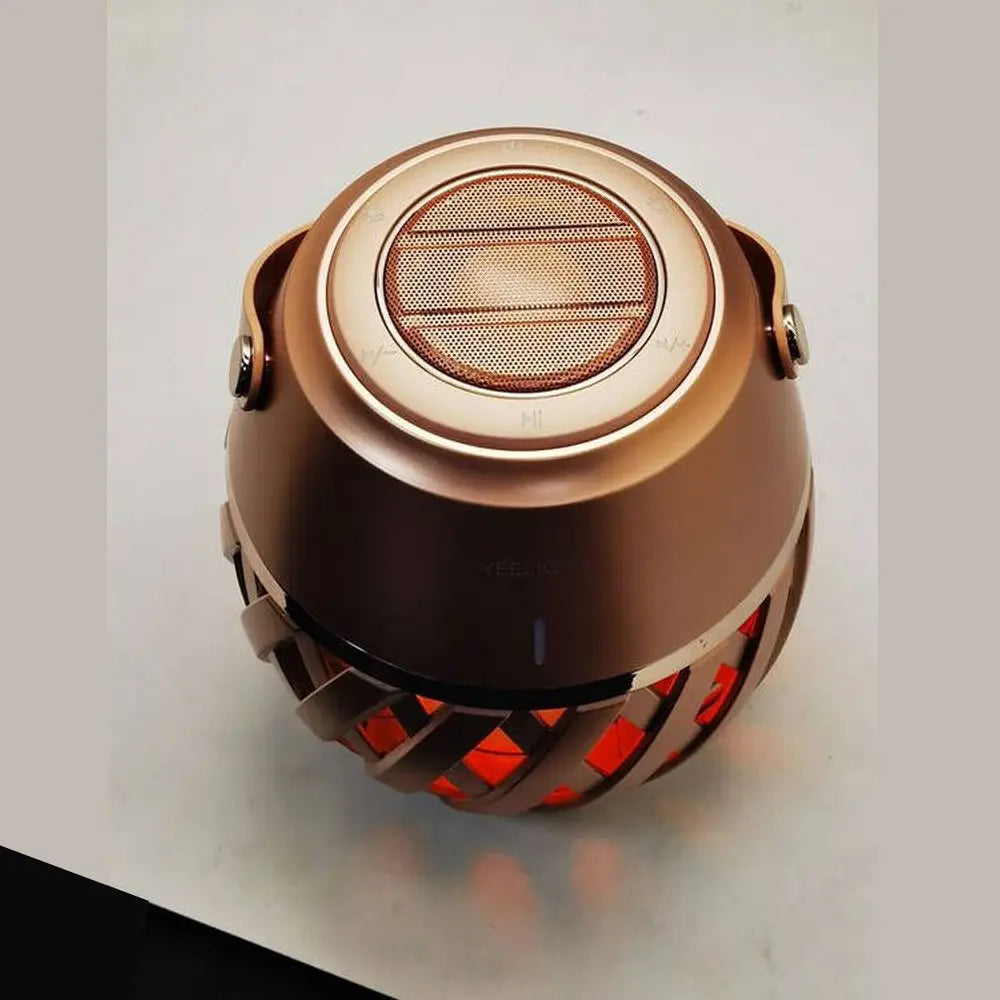 Yeelight 3 in 1 Camping Lamp with Bluetooth Speakers 1800mAh Battery Type-C Rechargeable - Gold