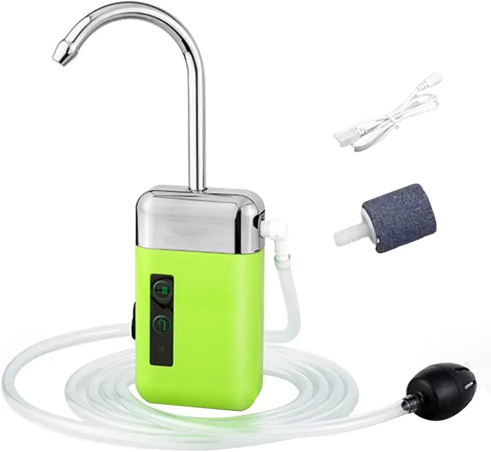 Automatic Outdoor Water Pump with Stand & 3 Pumping Modes 2100mAh Rechargeable Battery