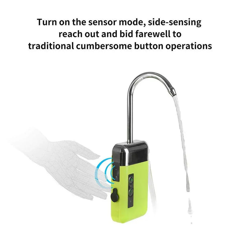 Automatic Outdoor Water Pump with Stand & 3 Pumping Modes 2100mAh Rechargeable Battery