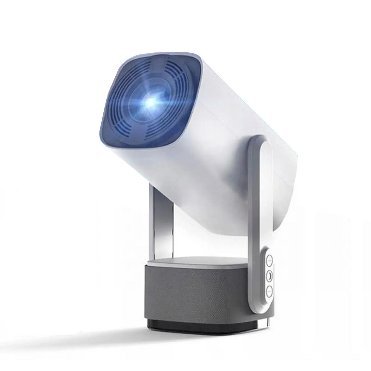 Pan Tilt Lamp Rechargeable Projector With 10W Speaker 4K 5GHz WiFi